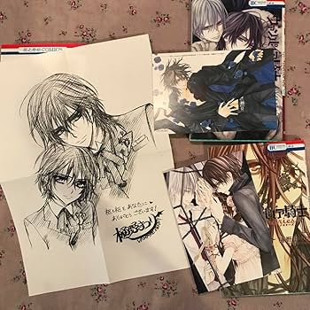 ヴァンパイア騎士　イラストレーションズ&19巻特典イラストカード&付録トランプ ヴァンパイア騎士 イラストレーションズ&19巻特典イラストカード